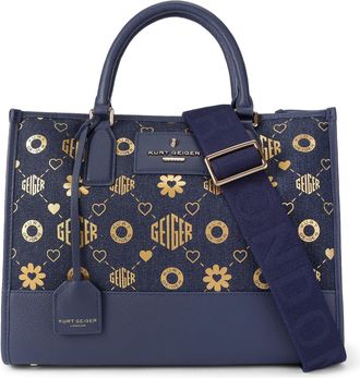 Kurt Geiger Womens Denim Chiswick Tote Bag - Blue - One Size