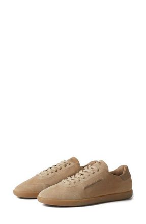 Ermenegildo Zegna 232 Suede Sneaker in Beige at Nordstrom, Size 10.5Us