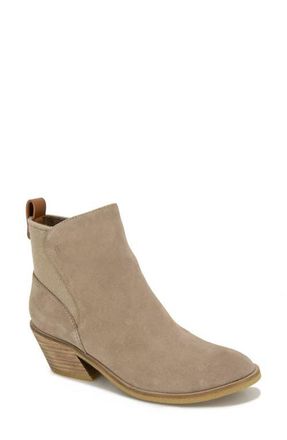 Gentle Souls Clint Western Bootie in Mushroom Suede at Nordstrom, Size 6.5