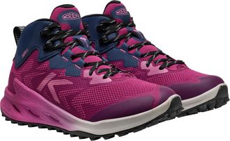Keen Outdoorschuh KEEN ZIONIC NXT MID WP, Damen, Gr. 38,5, rosa (beaujolais, pink lemonade), Synthetik, Textil, Schuhe Outdoorschuh, wasserdicht