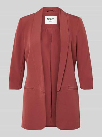 Only Regular Fit Longblazer mit 3/4-&Auml;rmeln Modell ELLY in Rostrot, Gr&ouml;&szlig;e 34