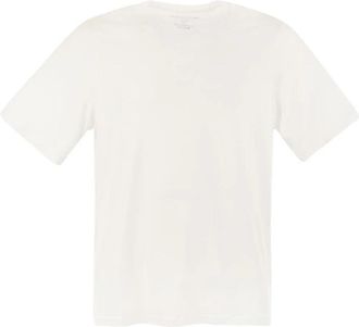 Majestic Filatures T-shirt met korte mouwen - Heren - T-shirts - Wit - S - Katoen - Tops