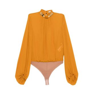 Elisabetta Franchi Dames, Tops, Geel, Maat: XS