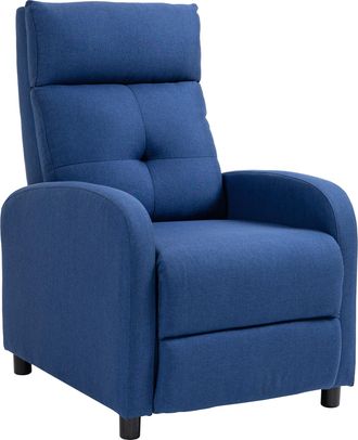 OEM Sill&oacute;n Reclinable Manual Sof&aacute; Individual Con Reclinaci&oacute;n Hasta 155&ordm; Carga 150 Kg Azul