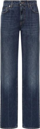 Dolce & Gabbana Straight Jeans - Dames - Regular Fit Jeans - Blauw - M - Jeans