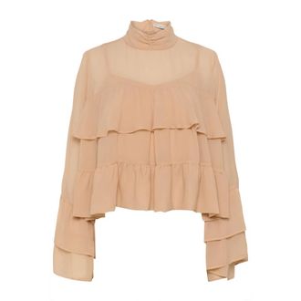 Gestuz GZchiffany Blouse - Dames - Blouses - Roze - M - Polyester - Overhemden