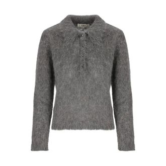 Chlo&eacute; Chlo&egrave; T-shirts and Polos Grey - female - Chlo&eacute; - Round-neck Knitwear - Gray - M - Knitwear