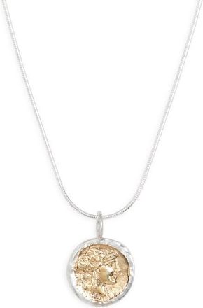 CHILD OF WILD Circe Coin Pendant Necklace in Silver at Nordstrom