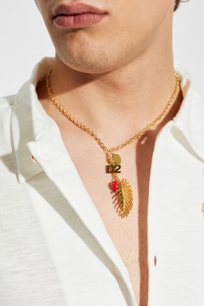 Dsquared2 Necklace With Pendants, Mens, Gold