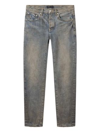 Purple P001 faded-wash jeans - Blue