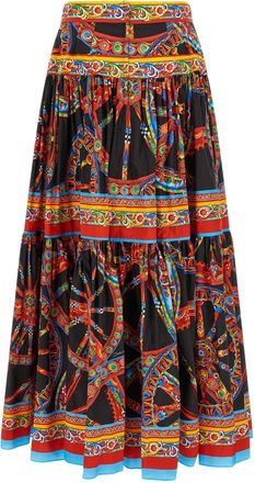 Dolce & Gabbana Carretto Skirt - Black