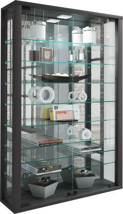 ebuy24 Ebuy24 - Vcm Vitrina Colgante Vitrina Vidrio Con Vidrio De Seguridad Esg Dimensiones Aprox. Al. 91 X An. 59 X P. 18 Cm Vidrio De Gabinete Colgante Mod
