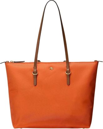 Ralph Lauren Tote Bags, female, Brown, Size: ONE SIZE Keaton 26 Tote Medium
