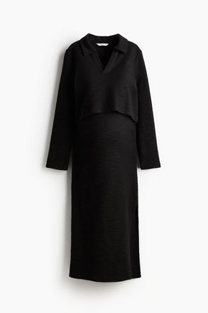 H&M MAMA 2-teiliges Set mit Shirt und Jupe - Schwarz