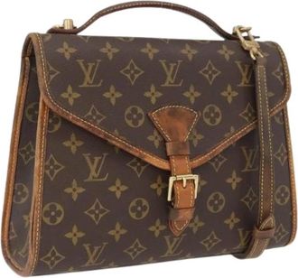 Louis Vuitton Pre-owned Canvas Handtas - Dames - Vintage Handtas - Bruin - ONE Size - Vintage