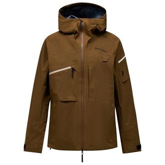 Peak Performance Alpine GORE-TEX 3L Jacket Skijacke f&uuml;r Herren | braun