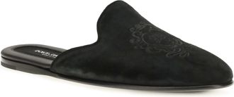 Dolce & Gabbana Mens Calfskin Leather Mules Nero Sandal