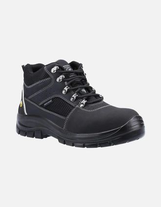 Skechers Mens Skechers Mens Trophus Letic Nubuck Safety Boots - Black - Size: 12