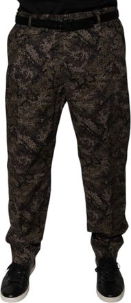 Dolce & Gabbana Multicolor Camouflage Men Dress Mens Pants