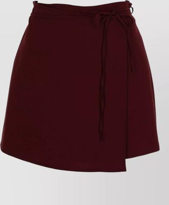 Alysi wrap mini skirt