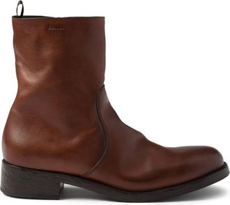 Prada Stivali con zip 40mm - Marrone