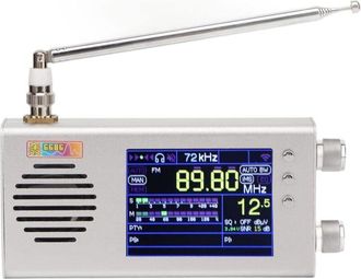 OEM Receptor De Radio De Todas Bandas, Radio Am Fm De Onda Corta Y Onda Media, Radio Port&aacute;til Lcd De Banda Completa De 3,2 Pulgadas Con Carcasa De Metal, 