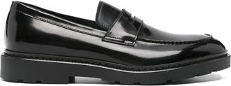 Fratelli Rossetti Gelakte loafers - Zwart