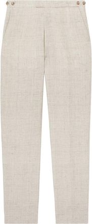 Reiss Bloomfield Linen-Blend Formal Trouser