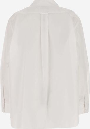 Nellie Partow Womens Shirt Cotton White