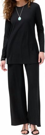 Johnny Was Jenna Knit Easy Pant In Black
