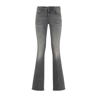 Diesel Fitted Flared Grey Jeans