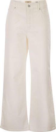 Max Mara Pantalones de pernera ancha en dril de algod&oacute;n Maxmara Wkdmedina de Weekend