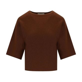 Marella Truien & Vesten, Dames, Bruin, M, Wol, Cottage Top