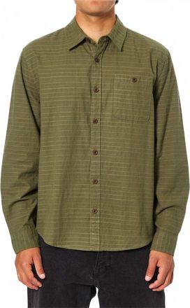 KATIN Derek Flannel Shirt In Olive Night