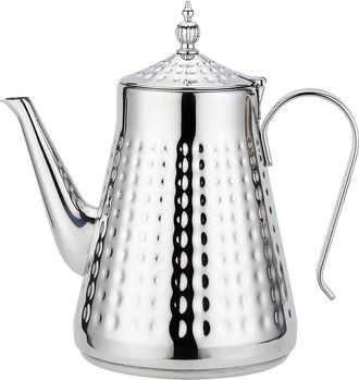 OEM Tetera De Acero Inoxidable De 1650 Ml Con Infusor Extra&iacute;ble, Tetera Vintage, Color Plata