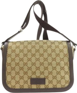 Gucci Pre-owned Cross Body Bags, female, Beige, Size: ONE SIZE Pre-owned Shoulder Bag