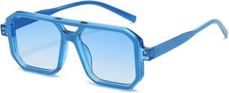 Generic Mens Outdoor Sunglasses Commuting And Vacation Womens Sun Glasses(Blue)