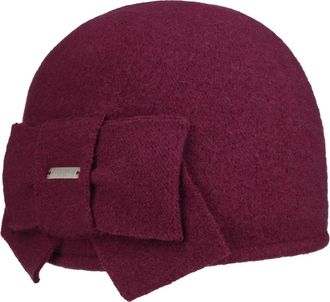 Seeberger Litika Milled Wool Hat Loop Women´s Beanie (One Size - Raspberry)