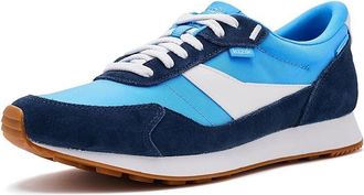 Kizik Siena Hands-Free Mens Walking Shoes Azure Blue/Naval Academy : 11.5 M, Suede/Textile
