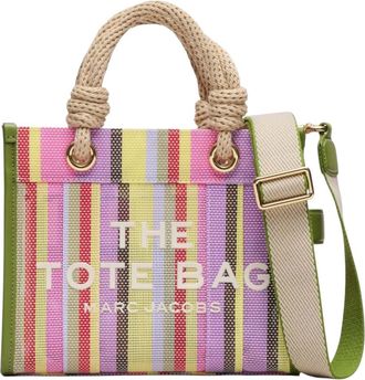 Marc Jacobs Multicolor The Stripe Top Zip Small Tote