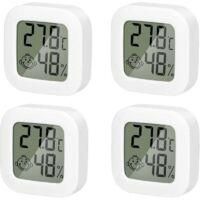 OEM 4 Pack Mini Term&oacute;metro Higr&oacute;metro De Interior De Alta Precisi&oacute;n Con Icono De Aire C&oacute;modo Para Cocina Habitaci&oacute;n De Beb&eacute; Invernadero Almac&eacute;n Oficina - 