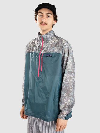 Patagonia Houdini Stash 1/2 Zip Jacke wtlnd blue w rck wsh tml