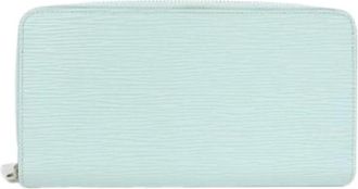 Louis Vuitton Pre-owned Long wallet (bi-fold) - Dames - Vintage Accessoires - Blauw - ONE Size - Leer - Vintage