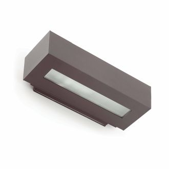 Netlighting West 1 Light Outdoor Wall Light Dark Grey IP54 E27