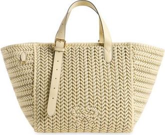 Anya Hindmarch Neeson Square Tote in Butter at Nordstrom