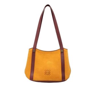 Loewe Pre-owned Shoulder Bags, female, Yellow, Size: ONE SIZE Pre-owned Shoulder Bag