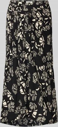 BA&SH Midirock mit gelegten Falten Modell ANNIE in Black, Gr&ouml;&szlig;e 34