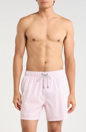 Vintage Summer Swimwear Stretch Volley Swim Shorts in Orange at Nordstrom Rack, Size Xx-Large