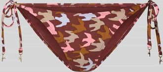Barts Bikini-Slip mit seitlicher Schn&uuml;rung Modell Conchu in Mittelbraun, Gr&ouml;&szlig;e 42