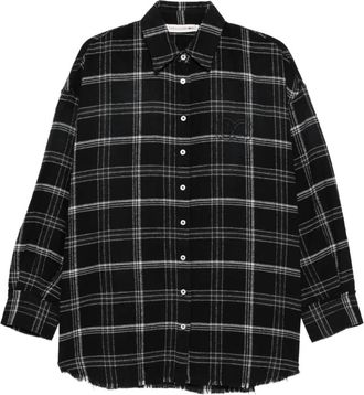 Joshua Sanders Camicia a quadri - Nero